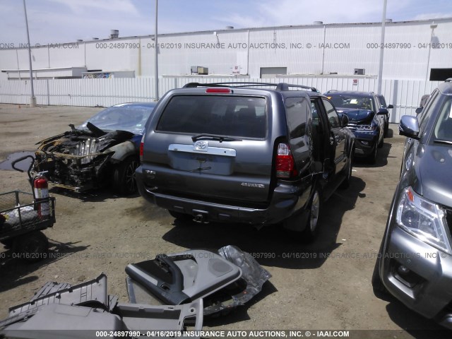 JTEBU14R188108471 - 2008 TOYOTA 4RUNNER SR5/SPORT GRAY photo 4