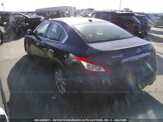 1N4AA5AP0BC832469 - 2011 NISSAN MAXIMA S/SV BLUE photo 3