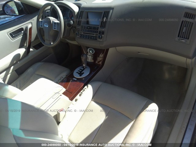 JNRAS08W55X202371 - 2005 INFINITI FX35 GOLD photo 5