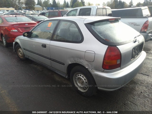 2HGEJ6349TH113340 - 1996 HONDA CIVIC DX SILVER photo 3