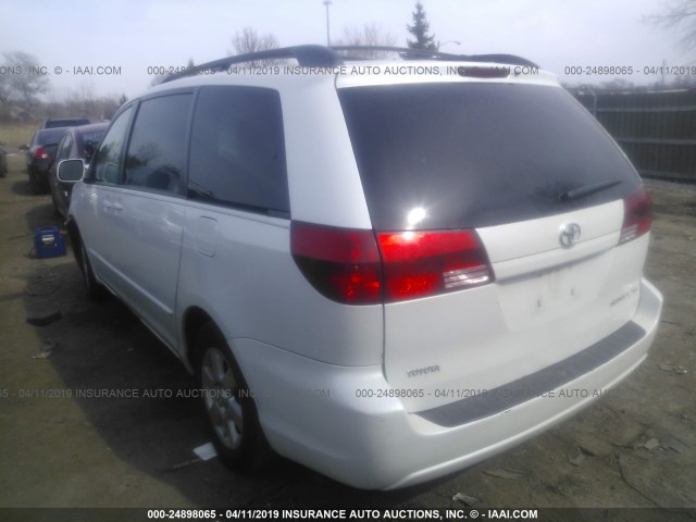 5TDZA22C34S134480 - 2004 TOYOTA SIENNA XLE/XLE LIMITED WHITE photo 3