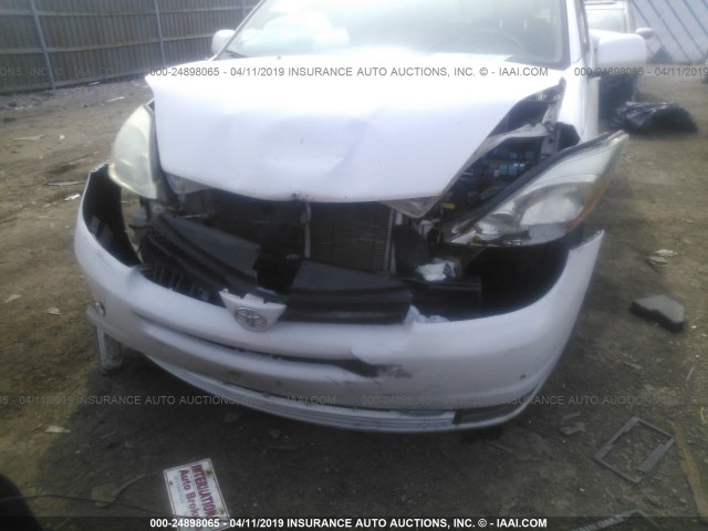 5TDZA22C34S134480 - 2004 TOYOTA SIENNA XLE/XLE LIMITED WHITE photo 6