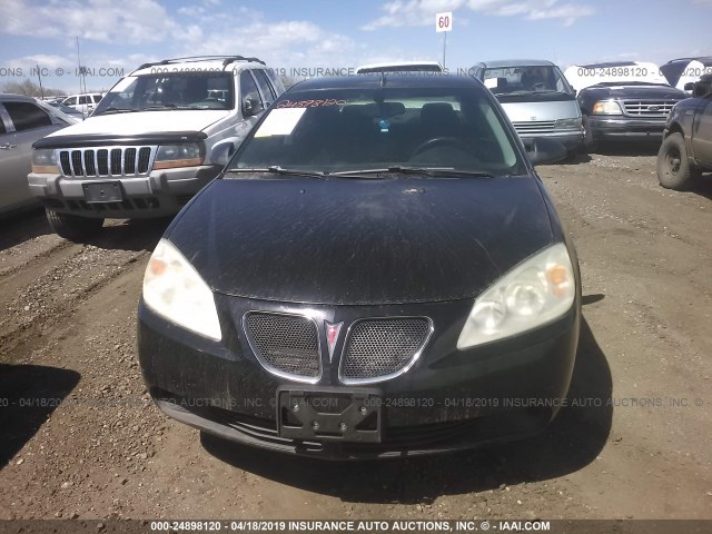 1G2ZG57BX84146020 - 2008 PONTIAC G6 SE BLACK photo 6