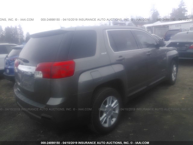 2CTALMEC7B6440642 - 2011 GMC TERRAIN SLE GRAY photo 4