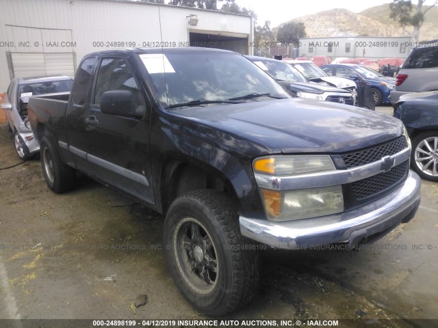 1GCCS19E578138334 - 2007 CHEVROLET COLORADO BLACK photo 1