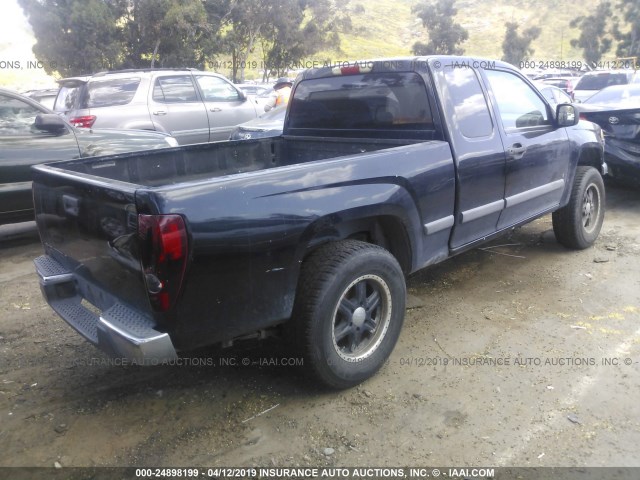 1GCCS19E578138334 - 2007 CHEVROLET COLORADO BLACK photo 4