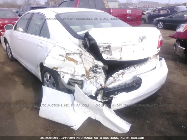 4T1BE46K77U578220 - 2007 TOYOTA CAMRY NEW GENERAT CE/LE/XLE/SE WHITE photo 6