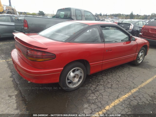 1G8ZH1276TZ365275 - 1996 SATURN SC2 RED photo 4