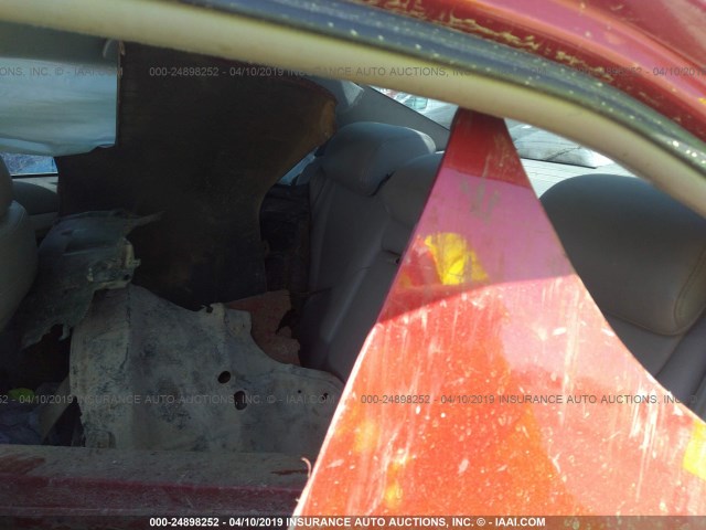 4T1BF3EK2BU735055 - 2011 TOYOTA CAMRY SE/LE/XLE RED photo 8