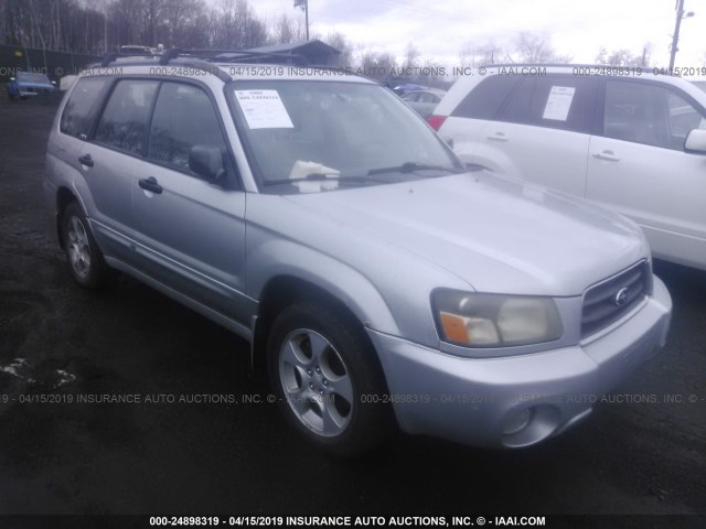 JF1SG65684H711267 - 2004 SUBARU FORESTER 2.5XS Күміс фото 1