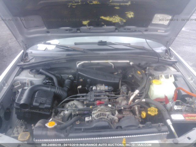 JF1SG65684H711267 - 2004 SUBARU FORESTER 2.5XS Күміс фото 10