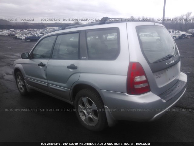 JF1SG65684H711267 - 2004 SUBARU FORESTER 2.5XS Күміс фото 3