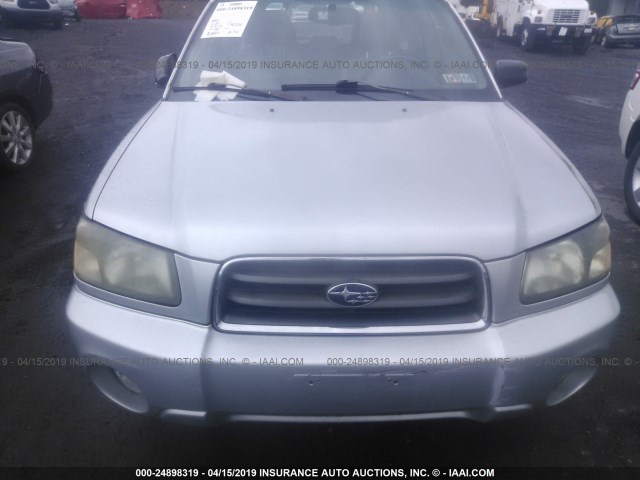 JF1SG65684H711267 - 2004 SUBARU FORESTER 2.5XS Күміс фото 6