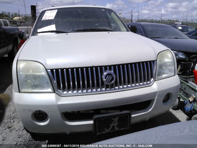 4M2DU66W24ZJ53446 - 2004 MERCURY MOUNTAINEER  CREAM photo 6