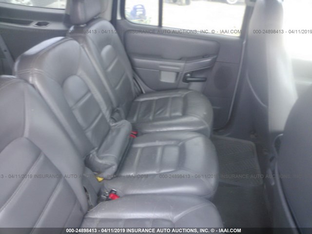 1FMZU73E32UA07284 - 2002 FORD EXPLORER XLT SILVER photo 8