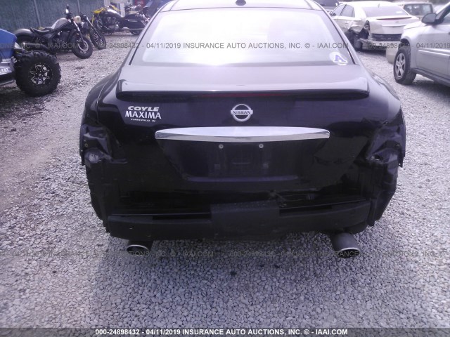 1N4AA5AP1CC816105 - 2012 NISSAN MAXIMA S/SV MAROON photo 6