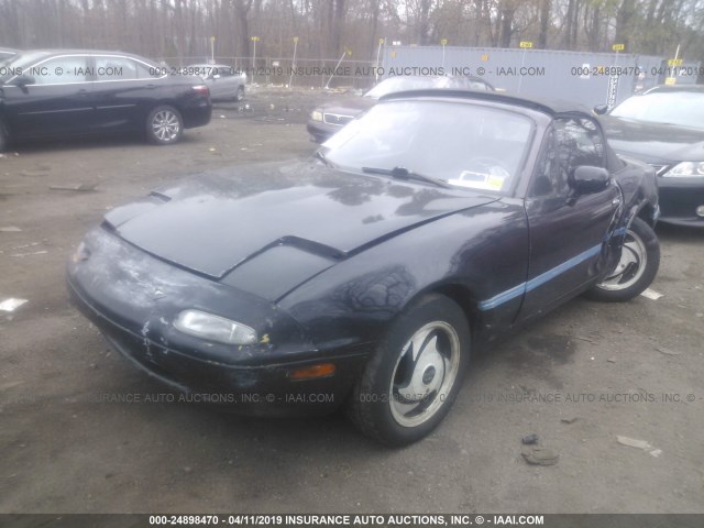 JM1NA3535R0520313 - 1994 MAZDA MX-5 MIATA BLACK photo 2