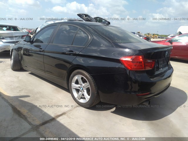 WBA3B1C58EK134350 - 2014 BMW 320 BLACK photo 3