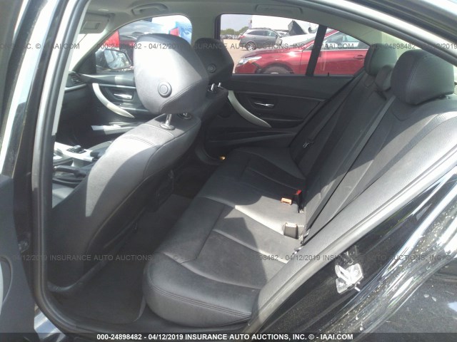 WBA3B1C58EK134350 - 2014 BMW 320 BLACK photo 8