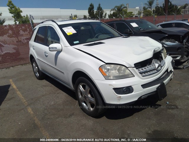 4JGBB86E38A439750 - 2008 MERCEDES-BENZ ML 350 WHITE photo 1