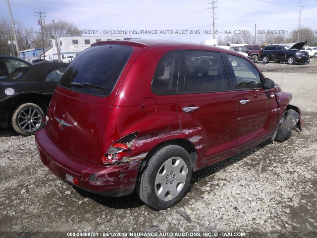 3A4FY58B66T330446 - 2006 CHRYSLER PT CRUISER TOURING MAROON photo 4