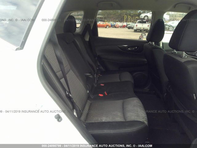 JN8AT2MV8HW012746 - 2017 NISSAN ROGUE S/SL/SV WHITE photo 8