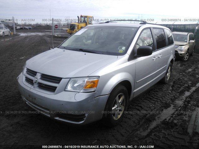 2D4RN3D17AR489200 - 2010 DODGE GRAND CARAVAN HERO SILVER photo 2