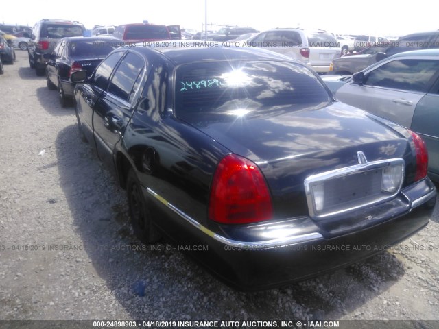 1LNHM88W95Y613267 - 2005 LINCOLN TOWN CAR EXECUTIVE BLACK photo 3