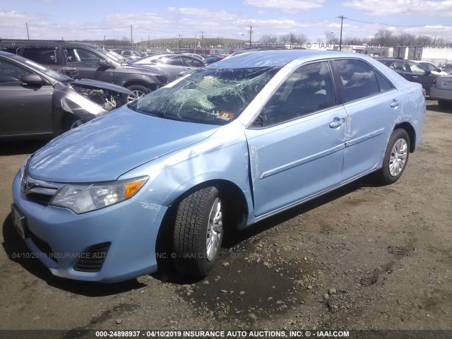 4T4BF1FK8ER344554 - 2014 TOYOTA CAMRY L/SE/LE/XLE 蓝色 照片 2