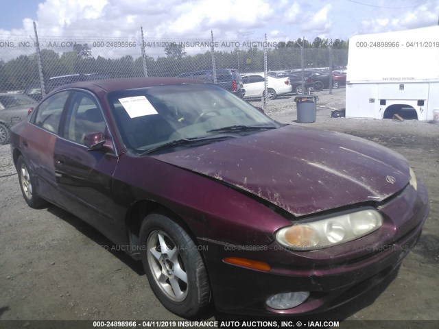 1G3GR64H414241710 - 2001 OLDSMOBILE AURORA BURGUNDY photo 1