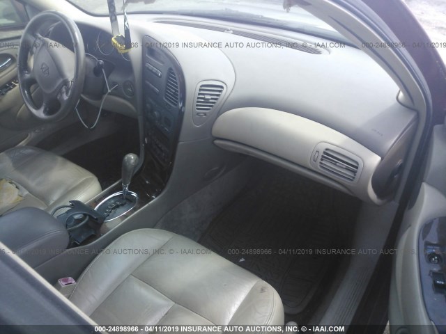 1G3GR64H414241710 - 2001 OLDSMOBILE AURORA BURGUNDY photo 5