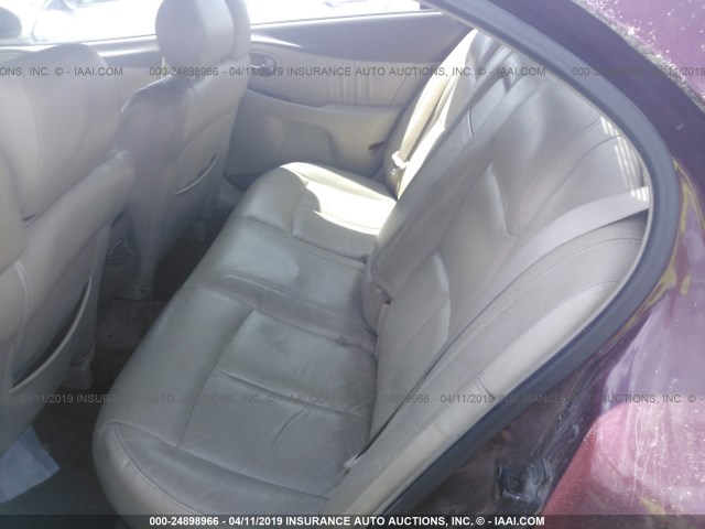 1G3GR64H414241710 - 2001 OLDSMOBILE AURORA BURGUNDY photo 8