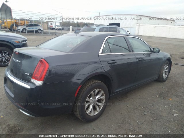 2C3CCAAG0FH920614 - 2015 CHRYSLER 300 LIMITED BLACK photo 4