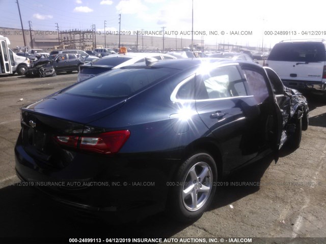 1G1ZB5ST5HF131416 - 2017 CHEVROLET MALIBU LS BLUE photo 4