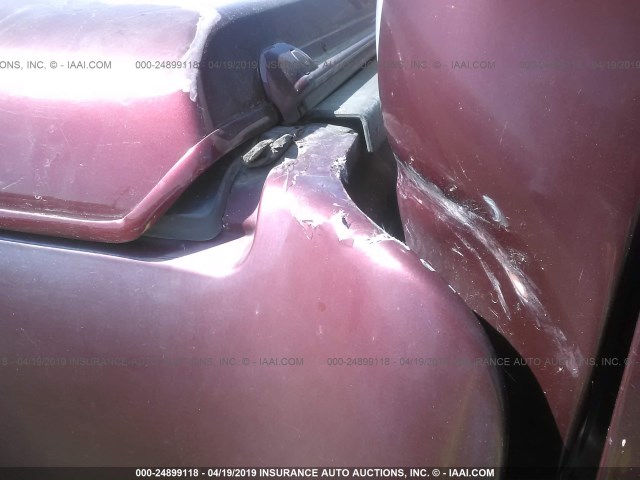 2FTEX08LXVCA40327 - 1997 FORD F150 BURGUNDY photo 6