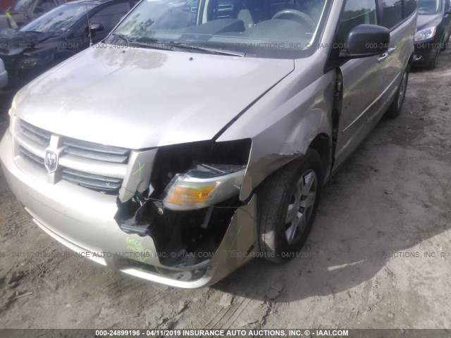 2D8HN44E69R612709 - 2009 DODGE GRAND CARAVAN SE TAN photo 6