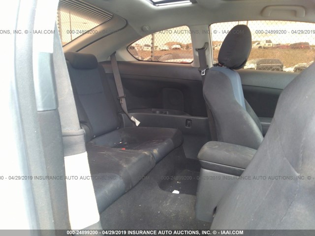 JTKDE177X60113659 - 2006 TOYOTA SCION TC თეთრი ფოტო 8