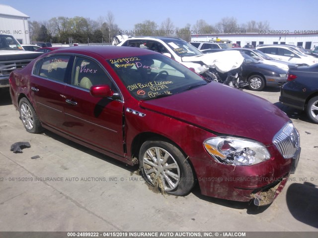 1G4HC5EM2BU132719 - 2011 BUICK LUCERNE CXL RED photo 1