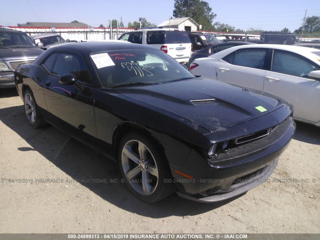 2C3CDZAG3FH775581 - 2015 DODGE CHALLENGER SXT BLACK photo 1