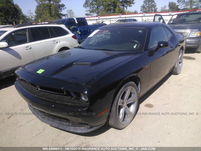 2C3CDZAG3FH775581 - 2015 DODGE CHALLENGER SXT BLACK photo 2