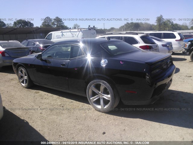 2C3CDZAG3FH775581 - 2015 DODGE CHALLENGER SXT BLACK photo 3