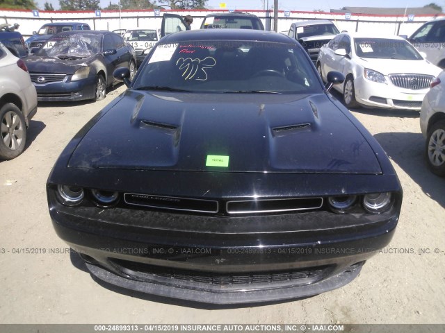 2C3CDZAG3FH775581 - 2015 DODGE CHALLENGER SXT BLACK photo 6