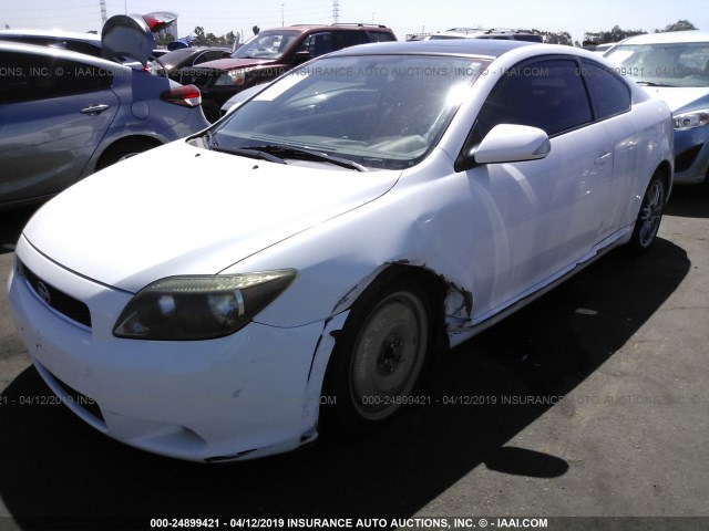 JTKDE177760077820 - 2006 TOYOTA SCION TC WHITE photo 2