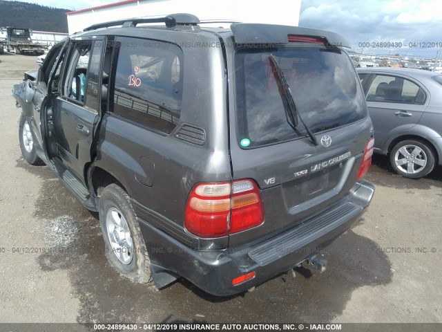 JT3HT05J3W0019585 - 1998 TOYOTA LAND CRUISER  GRAY photo 3