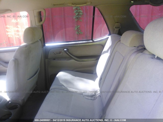 5TDZT34A74S234139 - 2004 TOYOTA SEQUOIA SR5 GOLD photo 8