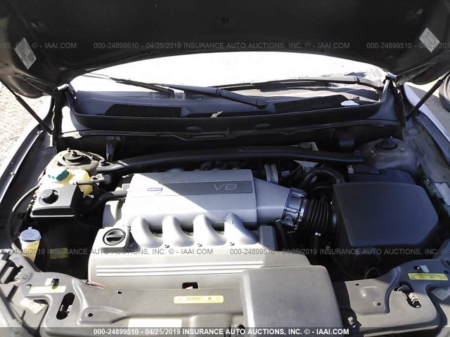 YV1CZ852951211494 - 2005 VOLVO XC90 V8 GRAY photo 10