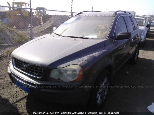 YV1CZ852951211494 - 2005 VOLVO XC90 V8 GRAY photo 2