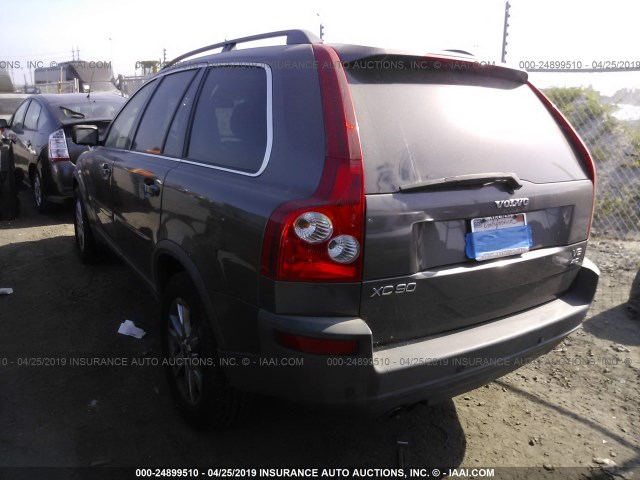 YV1CZ852951211494 - 2005 VOLVO XC90 V8 GRAY photo 3