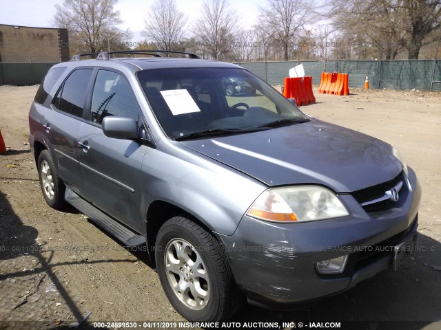 2HNYD18672H523840 - 2002 ACURA MDX TOURING SILVER photo 1