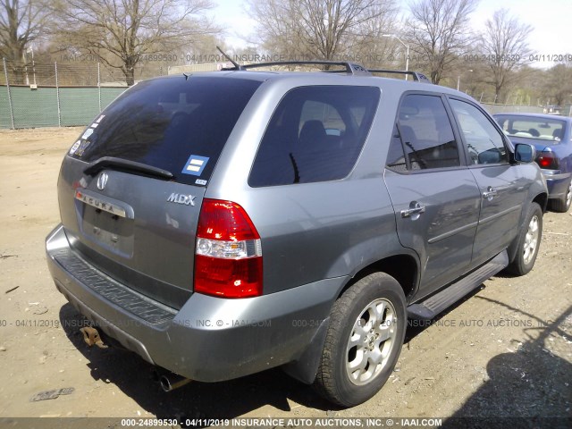 2HNYD18672H523840 - 2002 ACURA MDX TOURING SILVER photo 4